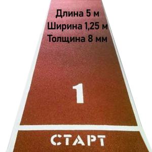 Купить Дорожка для разбега 5 м х 1,25 м. Толщина 8 мм в Старице 