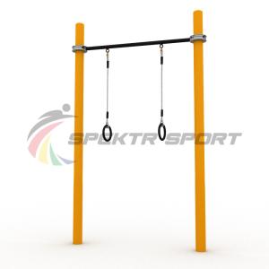 Купить Турник классический для занятий Воркаут с кольцами SP WRK-07 + Rings_76mm в Старице 