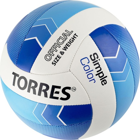 Купить Мяч волейбольный Torres Simple Color любительский р.5 в Старице 
